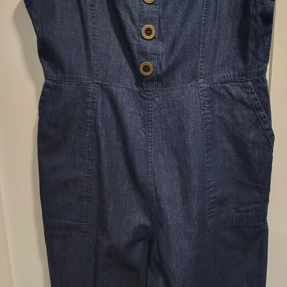 New York & Company Dark Blue Denim Apparel - Picture 3 of 9